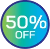 50% off