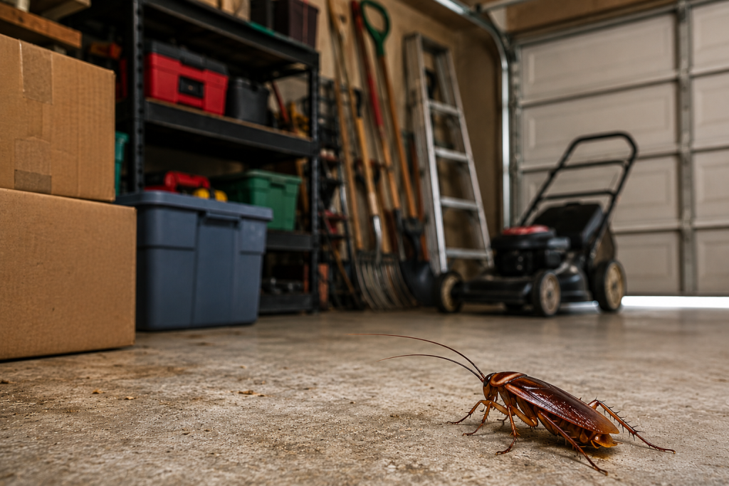 Roach in garage