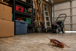 Roach in garage
